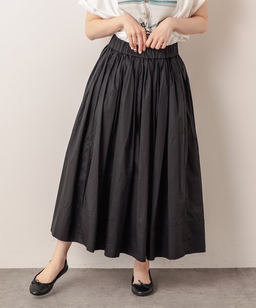 PUAL CE CIN（ピュアルセシン）の「ペーパー加工スカート（スカート・レディース・ナチュラル/ホワイト/ブラック・FREE）」の15枚目の写真