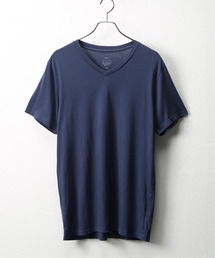 【SAVE KHAKI UNITED /セーブカーキユナイテッド】 S/S SUPIMA V-NECK TEE