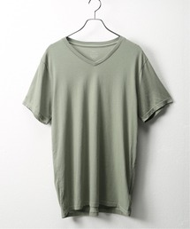 【SAVE KHAKI UNITED /セーブカーキユナイテッド】 S/S SUPIMA V-NECK TEE