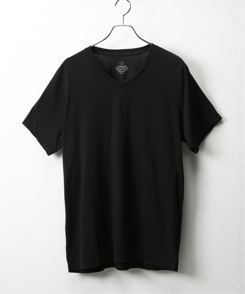 SAVE KHAKI UNITED(セーブカーキユナイテッド)の「【SAVE KHAKI UNITED /セーブカーキユナイテッド】 S/S SUPIMA V-NECK TEE(Tシャツ/カットソー・メンズ・ホワイト/ブラック/サファリグリーン/ホワイト×ホワイト/ピンク系その他/ダークブルー・SMALL/MEDIUM/LARGE)」の3枚目の写真