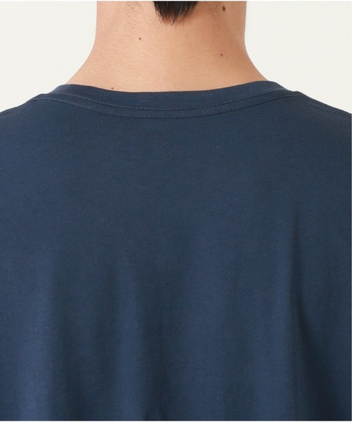 SAVE KHAKI UNITED(セーブカーキユナイテッド)の「【SAVE KHAKI UNITED /セーブカーキユナイテッド】 S/S SUPIMA V-NECK TEE(Tシャツ/カットソー・メンズ・ホワイト/ブラック/サファリグリーン/ホワイト×ホワイト/ピンク系その他/ダークブルー・SMALL/MEDIUM/LARGE)」の7枚目の写真