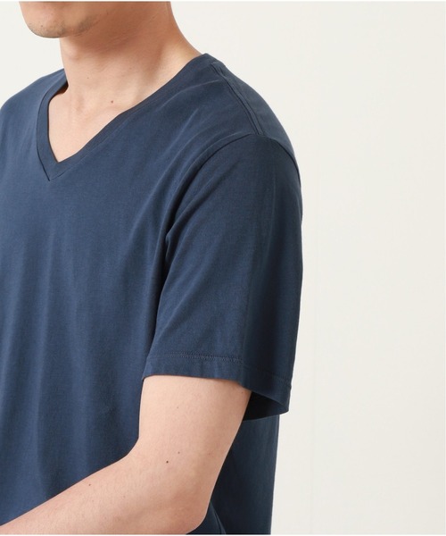SAVE KHAKI UNITED(セーブカーキユナイテッド)の「【SAVE KHAKI UNITED /セーブカーキユナイテッド】 S/S SUPIMA V-NECK TEE(Tシャツ/カットソー・メンズ・ホワイト/ブラック/サファリグリーン/ホワイト×ホワイト/ピンク系その他/ダークブルー・SMALL/MEDIUM/LARGE)」の20枚目の写真