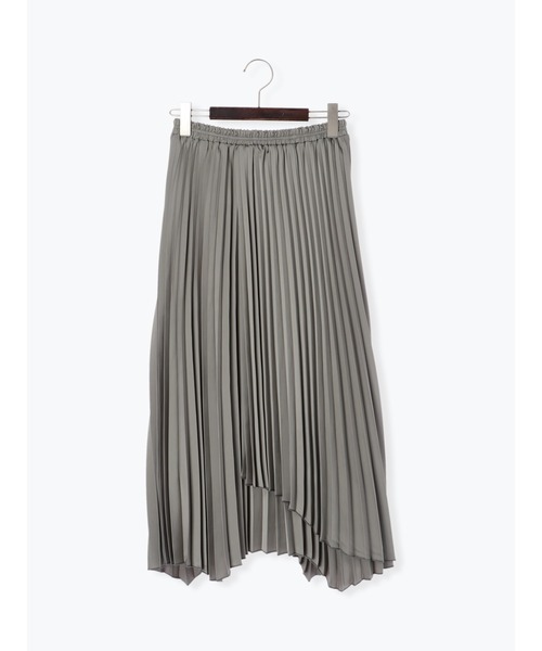 Te chichi（テチチ）の「◎サテンラッププリーツスカート（スカート・レディース・グレー/カーキ/モカ・ﾌﾘ-）」の18枚目の写真