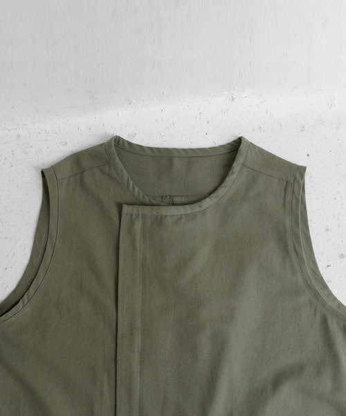 antiqua（アンティカ）の「綿100%オールインワン（つなぎ/オールインワン・レディース・カーキ/ブラック・FREE）」の11枚目の写真