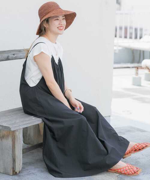 ITEMS URBANRESEARCH（アイテムズ アーバンリサーチ）の「ラフィアハット（ハット・レディース・ベージュ/ブラウン・-）」の4枚目の写真