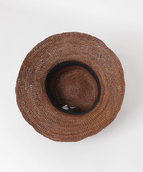 ITEMS URBANRESEARCH（アイテムズ アーバンリサーチ）の「ラフィアハット（ハット・レディース・ベージュ/ブラウン・-）」の10枚目の写真