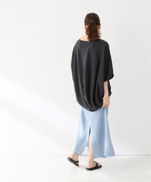 plage（プラージュ）の「sweat drape Tシャツ2◆（Tシャツ/カットソー・レディース・グレー/カーキ・FREE）」の5枚目の写真