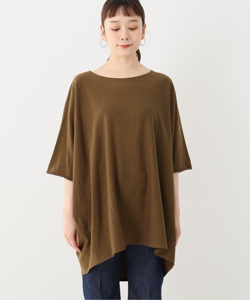 plage（プラージュ）の「sweat drape Tシャツ2◆（Tシャツ/カットソー・レディース・グレー/カーキ・FREE）」の6枚目の写真