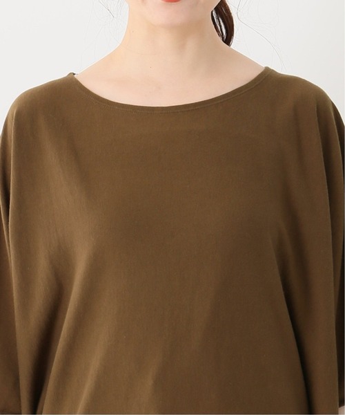 plage（プラージュ）の「sweat drape Tシャツ2◆（Tシャツ/カットソー・レディース・グレー/カーキ・FREE）」の9枚目の写真