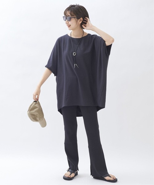 plage（プラージュ）の「sweat drape Tシャツ2◆（Tシャツ/カットソー・レディース・グレー/カーキ・FREE）」の17枚目の写真