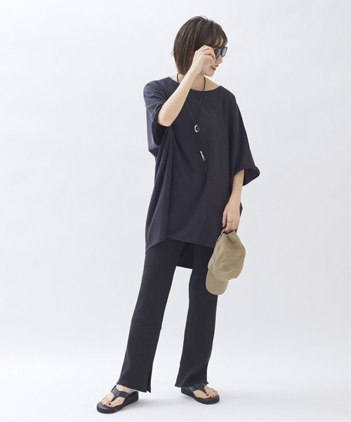 plage（プラージュ）の「sweat drape Tシャツ2◆（Tシャツ/カットソー・レディース・グレー/カーキ・FREE）」の20枚目の写真