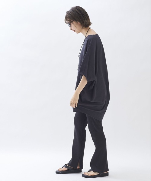 plage（プラージュ）の「sweat drape Tシャツ2◆（Tシャツ/カットソー・レディース・グレー/カーキ・FREE）」の22枚目の写真