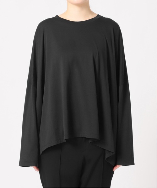 VERMEIL par iena(ヴェルメイユパーイエナ)の「【ESLOW/エスロー】クルーネックプルオーバー◆(Tシャツ/カットソー・レディース・ホワイト/ブラック/ボルドー・FREE)」の7枚目の写真