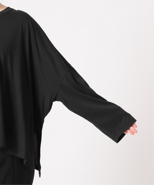 VERMEIL par iena(ヴェルメイユパーイエナ)の「【ESLOW/エスロー】クルーネックプルオーバー◆(Tシャツ/カットソー・レディース・ホワイト/ブラック/ボルドー・FREE)」の12枚目の写真