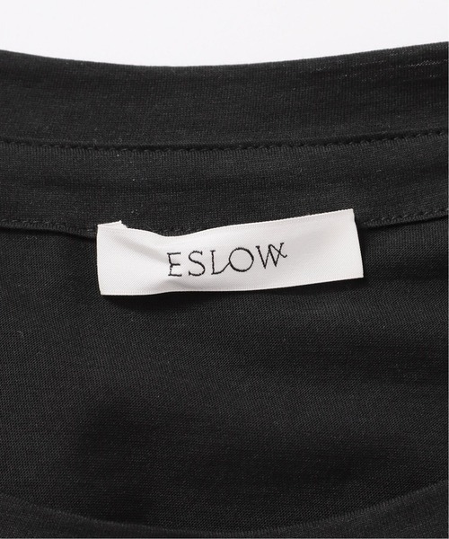 VERMEIL par iena(ヴェルメイユパーイエナ)の「【ESLOW/エスロー】クルーネックプルオーバー◆(Tシャツ/カットソー・レディース・ホワイト/ブラック/ボルドー・FREE)」の15枚目の写真