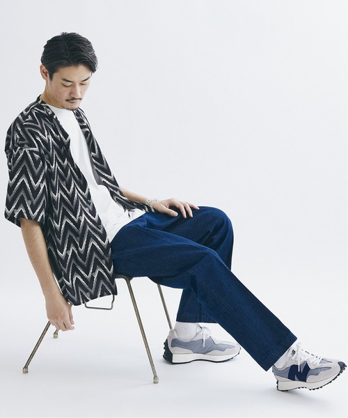 JOURNAL STANDARD（ジャーナルスタンダード）の「【CONE DENIM/コーンデニム】クリースワーク デニム（デニムパンツ・メンズ・ネイビー/アイボリー・MEDIUM/LARGE）」の12枚目の写真