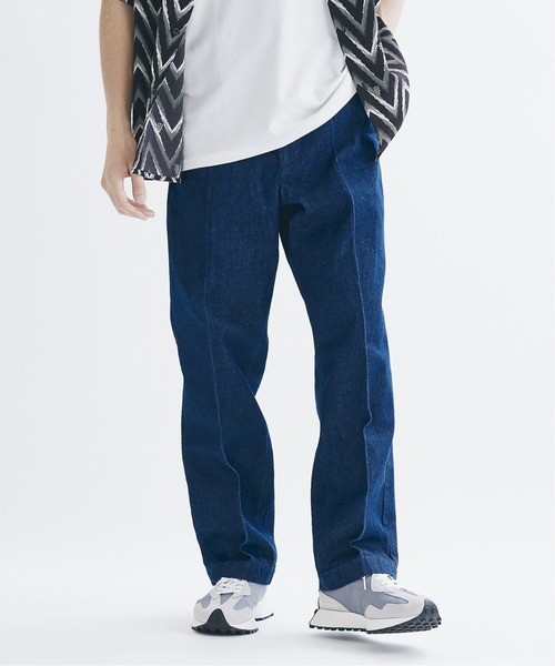 JOURNAL STANDARD（ジャーナルスタンダード）の「【CONE DENIM/コーンデニム】クリースワーク デニム（デニムパンツ・メンズ・ネイビー/アイボリー・MEDIUM/LARGE）」の14枚目の写真