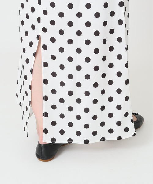 Charles Chaton(シャルルシャトン)の「レディキャミドレス(ワンピース・レディース・ブラック/イエロー・34/36)」の4枚目の写真