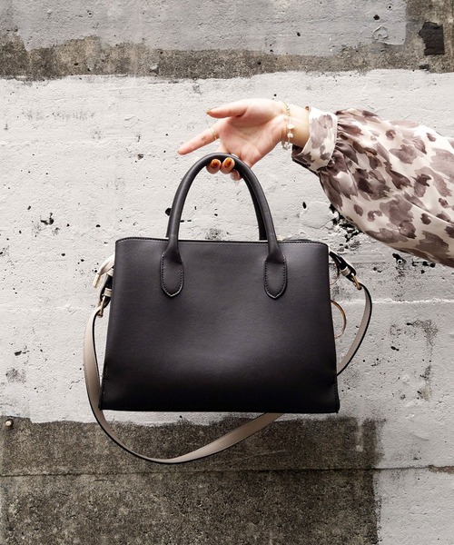 179/WG（イチナナキュウダブルジー）の「2WAYショルダーBAG（ショルダーバッグ・レディース・グレー系/チェック/ブラック・FREE）」の2枚目の写真