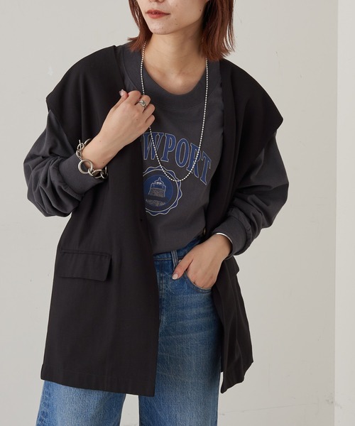 CIAOPANIC TYPY（チャオパニックティピー）の「【ZOZOTOWN限定】ジレベスト（ベスト・レディース・ブラック/モカ/カーキ・ONE SIZE）」の2枚目の写真