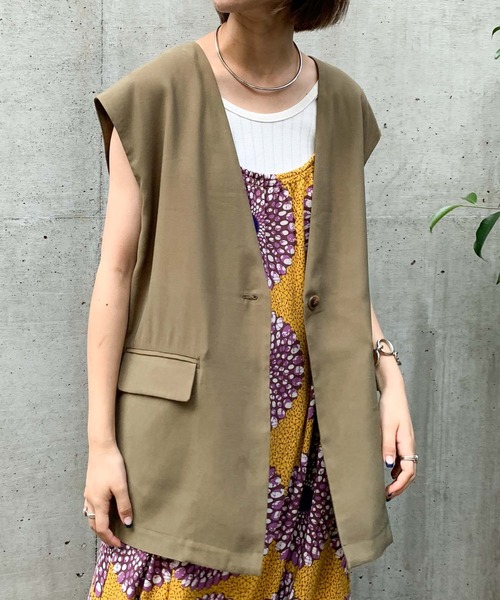 CIAOPANIC TYPY（チャオパニックティピー）の「【ZOZOTOWN限定】ジレベスト（ベスト・レディース・ブラック/モカ/カーキ・ONE SIZE）」の21枚目の写真