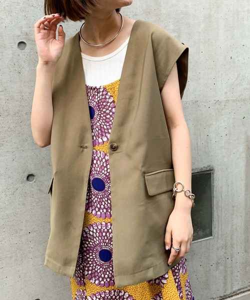 CIAOPANIC TYPY（チャオパニックティピー）の「【ZOZOTOWN限定】ジレベスト（ベスト・レディース・ブラック/モカ/カーキ・ONE SIZE）」の22枚目の写真