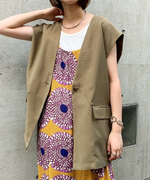 CIAOPANIC TYPY（チャオパニックティピー）の「【ZOZOTOWN限定】ジレベスト（ベスト・レディース・ブラック/モカ/カーキ・ONE SIZE）」の20枚目の写真