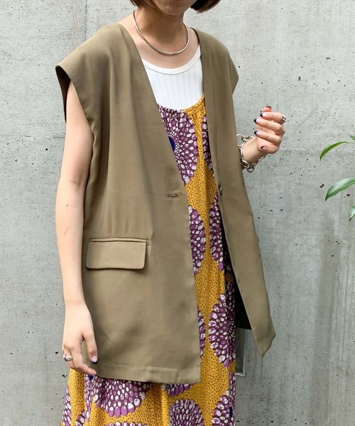 CIAOPANIC TYPY（チャオパニックティピー）の「【ZOZOTOWN限定】ジレベスト（ベスト・レディース・ブラック/モカ/カーキ・ONE SIZE）」の19枚目の写真