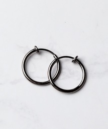 ブラス/17㎜フープイヤリング