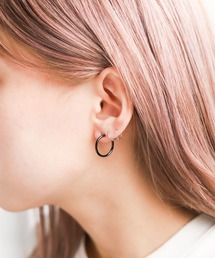 sunny branch | ブラス/17㎜フープイヤリング(イヤリング)