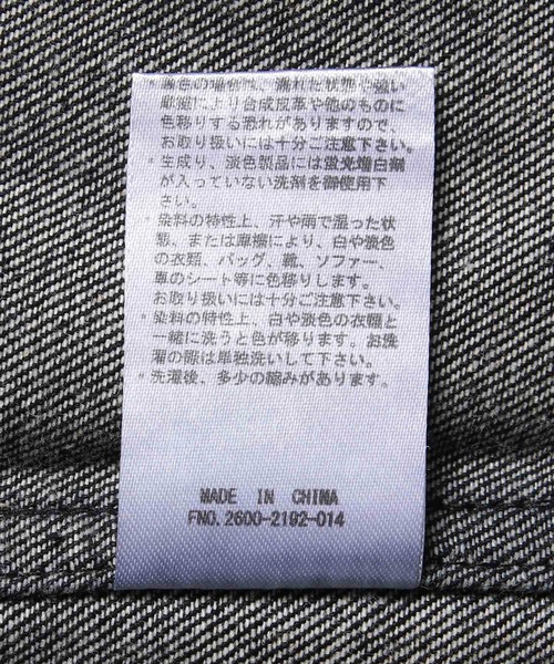 Dickies（ディッキーズ）の「【Dickies/ディッキーズ別注】デニムシャツブルゾン（デニムジャケット・レディース・ブラック・38）」の14枚目の写真