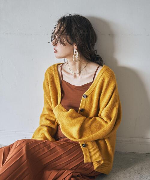 coen（コーエン）の「［洗える］モチフワ2WAYニット（カーディガン/ボレロ・レディース・オフホワイト/マスタード/ダークグレー・MEDIUM/LARGE）」の20枚目の写真