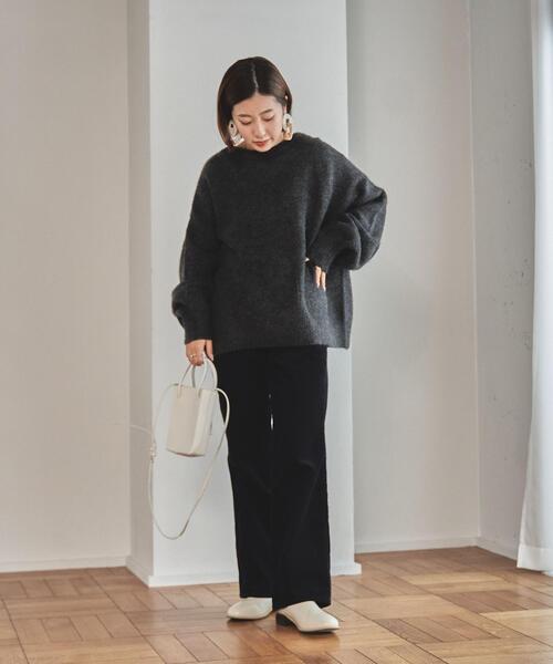 coen（コーエン）の「［洗える］モチフワ2WAYニット（カーディガン/ボレロ・レディース・オフホワイト/マスタード/ダークグレー・MEDIUM/LARGE）」の5枚目の写真
