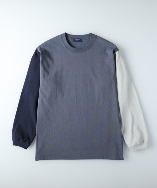 BACK NUMBER（バックナンバー）の「【BACK NUMBER】ビッグシルエットクレイジーパターンロンT（Tシャツ/カットソー・メンズ・ライトグレー/ブルー/ベージュ・S/L/M/XL）」の20枚目の写真