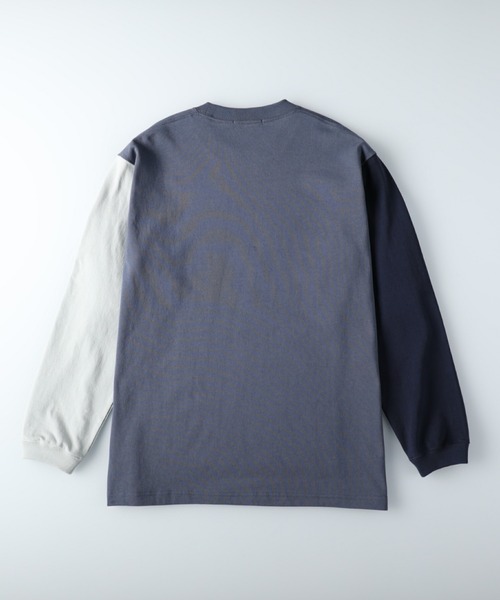 BACK NUMBER（バックナンバー）の「【BACK NUMBER】ビッグシルエットクレイジーパターンロンT（Tシャツ/カットソー・メンズ・ライトグレー/ブルー/ベージュ・S/L/M/XL）」の21枚目の写真