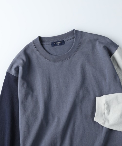 BACK NUMBER（バックナンバー）の「【BACK NUMBER】ビッグシルエットクレイジーパターンロンT（Tシャツ/カットソー・メンズ・ライトグレー/ブルー/ベージュ・S/L/M/XL）」の19枚目の写真