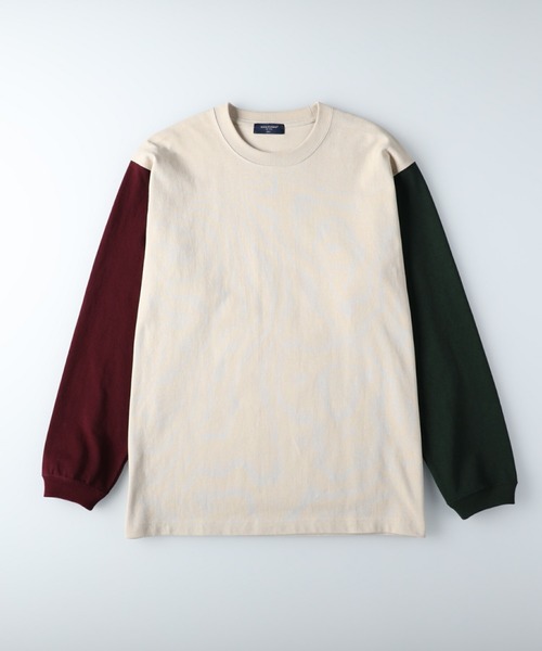 BACK NUMBER（バックナンバー）の「【BACK NUMBER】ビッグシルエットクレイジーパターンロンT（Tシャツ/カットソー・メンズ・ライトグレー/ブルー/ベージュ・S/L/M/XL）」の18枚目の写真