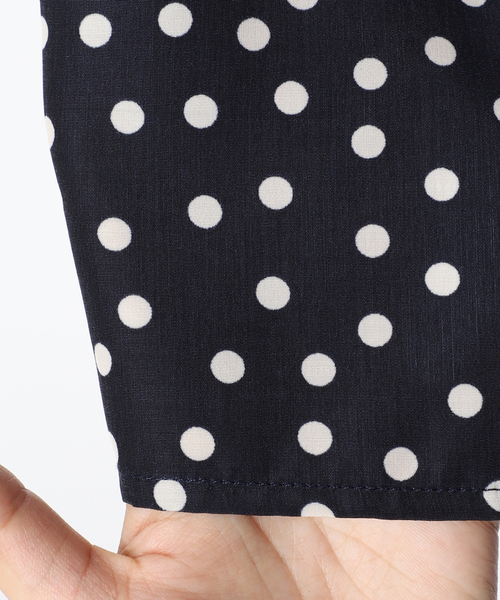 Simplicite（サンプリシテ）の「《追加》バックプリーツブラウス（Tシャツ/カットソー・レディース・ブラック/グレー/ネイビー/アイボリー/ホワイト・FREE）」の19枚目の写真