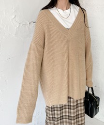 EPIMI E'PIMMY | 《ユニセックス》Vネックオーバーニット(ニット/セーター)