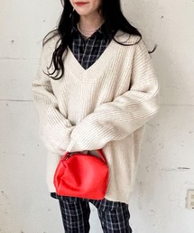 EPIMI E'PIMMY | 《ユニセックス》Vネックオーバーニット(ニット/セーター)