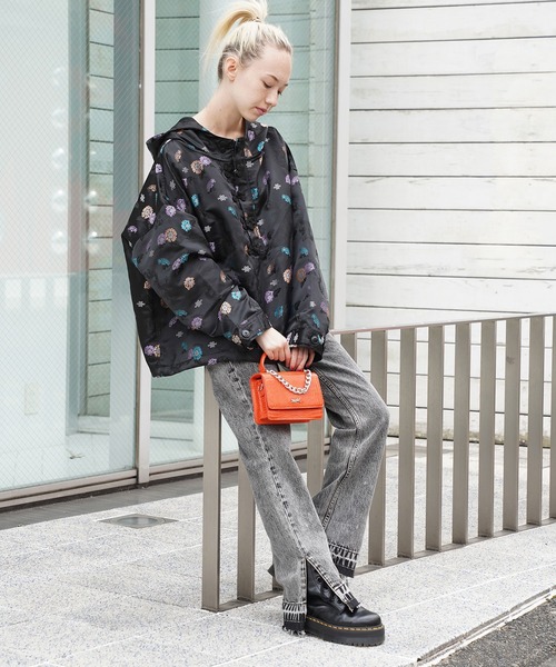 X-girl(エックスガール)の「FAUX CROC 2WAY MINI BAG(ショルダーバッグ・レディース・オレンジ/ブルー/ブラック/ピンク/ネイビー・ONE SIZE)」の18枚目の写真