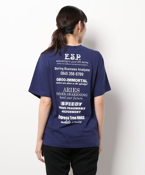 ARIES（アリーズ）の「ARIES Mystic Business SS Tee FSAR60006（Tシャツ/カットソー・レディース・ホワイト/ネイビー・SMALL/X-SMALL）」の7枚目の写真