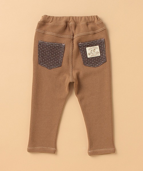 kladskap（クレードスコープ）の「ドットポケットロング丈テーパードストレッチパンツ（その他パンツ・キッズ・ネイビー/モカ・110cm/80ｃｍ/120cm/90cm/100cm）」の6枚目の写真
