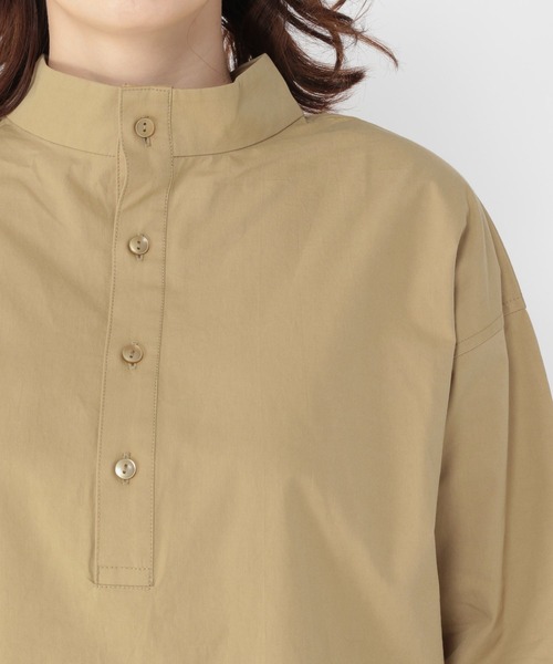 studio CLIP（スタディオクリップ）の「WFｽﾀﾝﾄﾞﾈｯｸTUOP（ワンピース・レディース・オフホワイト/ベージュ・FREE）」の8枚目の写真