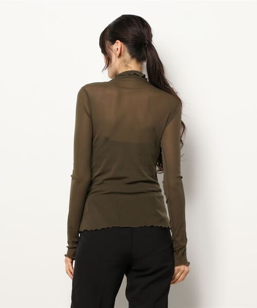 Clice de Paris(クリシェドゥパリス)の「K/シースルータートル(Tシャツ/カットソー・レディース・グレー/カーキ・ONESIZE)」の20枚目の写真