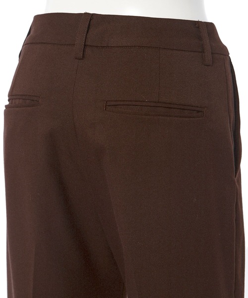 CLEARIMPRESSION (クリアインプレッション)の「ウールライク起毛テーパードパンツ(その他パンツ・レディース・ダークブラウン/杢グレー・11号/9号/7号)」の8枚目の写真