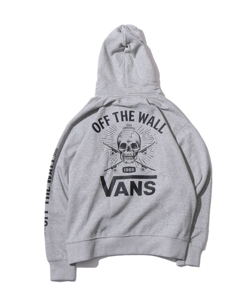 VANS（バンズ）の「VANS/バンズ  M VANS SK8 SKULL HOODIE パーカー 袖プリント バックプリント フーディー パイル（パーカー・メンズ・ブラック/ヘザーグレー/ベージュ・XL/M/L）」の6枚目の写真