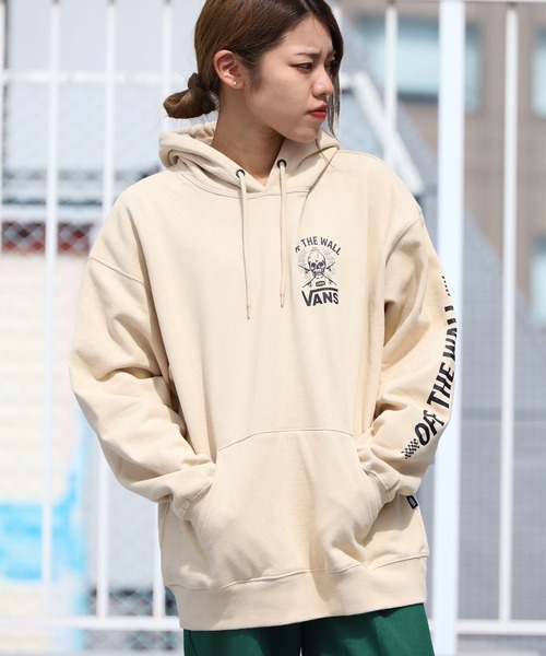 VANS（バンズ）の「VANS/バンズ  M VANS SK8 SKULL HOODIE パーカー 袖プリント バックプリント フーディー パイル（パーカー・メンズ・ブラック/ヘザーグレー/ベージュ・XL/M/L）」の19枚目の写真