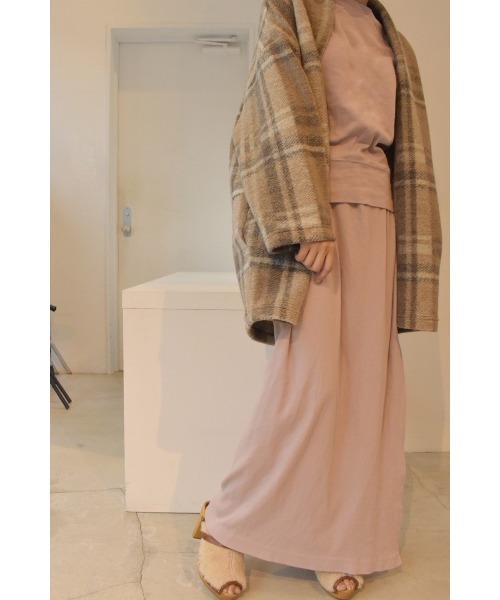 THEATRE PRODUCTS（シアタープロダクツ）の「イタリアンエアリースライバーコート(ミドル）（その他アウター・レディース・ベージュ・FREE）」の3枚目の写真