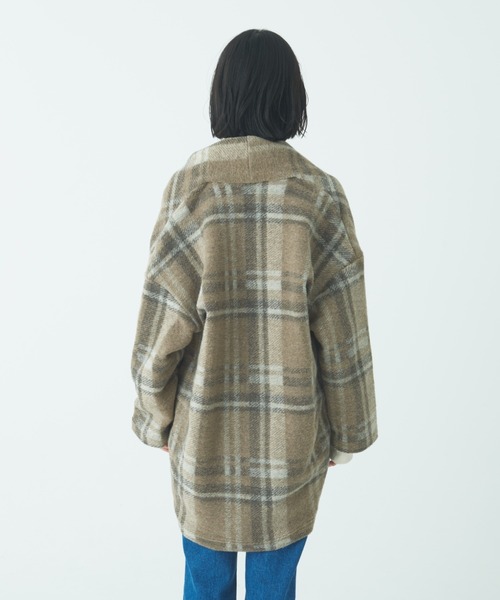 THEATRE PRODUCTS（シアタープロダクツ）の「イタリアンエアリースライバーコート(ミドル）（その他アウター・レディース・ベージュ・FREE）」の10枚目の写真